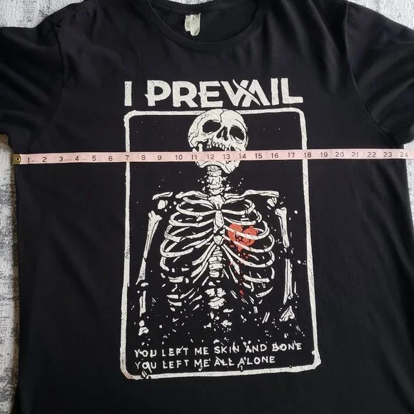 I PREVAIL BAND You Left Me Skin And Bone Adult Unisex T-Shirt Full Size XL - Picture 4 of 9